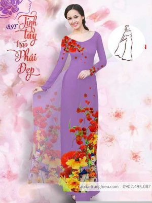 Vải áo dài hoa 3D kiểu mới AD M7404 50 1590725872 221 vai ao dai vai ao dai dep ad