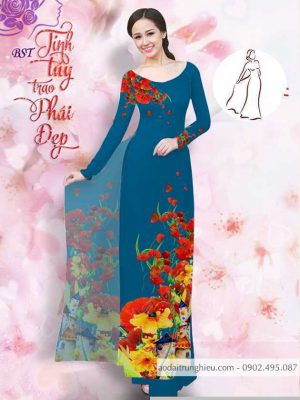 Vải áo dài hoa 3D kiểu mới AD M7404 53 1590725873 950 vai ao dai vai ao dai dep ad