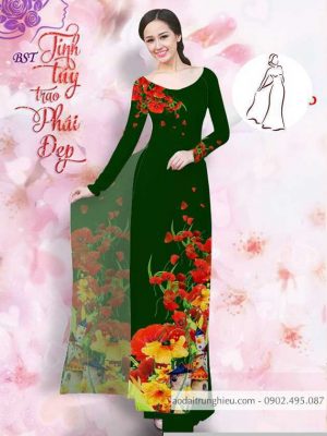 Vải áo dài hoa 3D kiểu mới AD M7404 57 1590725874 870 vai ao dai vai ao dai dep ad