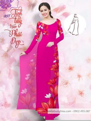 Vải áo dài hoa 3D mới ra AD M7402 39 1590725988 730 vai ao dai vai ao dai dep ad
