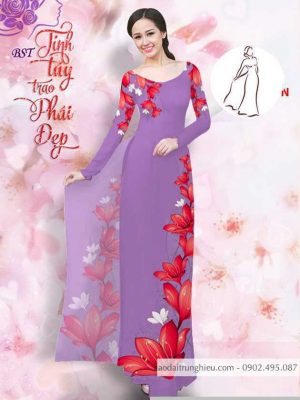 Vải áo dài hoa 3D mới ra AD M7402 50 1590725991 348 vai ao dai vai ao dai dep ad