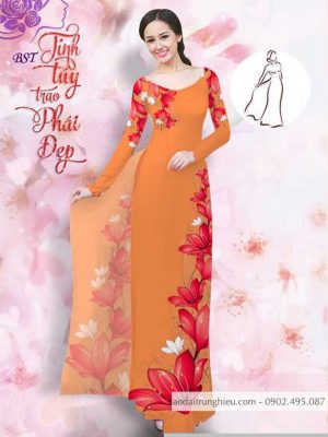Vải áo dài hoa 3D mới ra AD M7402 60 1590725992 315 vai ao dai vai ao dai dep ad