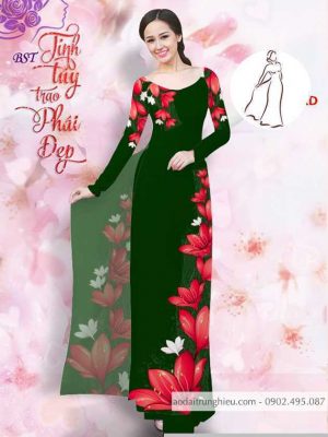 Vải áo dài hoa 3D mới ra AD M7402 57 1590725992 961 vai ao dai vai ao dai dep ad