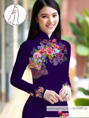 Vải áo dài hoa hồng thiết kế 2020 AD M7401 49 1590726111 730 vai ao dai vai ao dai dep ad