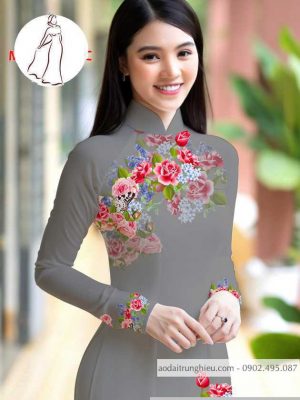 Vải áo dài hoa hồng thiết kế 2020 AD M7401 54 1590726112 196 vai ao dai vai ao dai dep ad