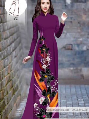 Vải áo dài hoa 3D thiết kế 2020 AD H10557 22 1590804611 806 vai ao dai vai ao dai dep ad