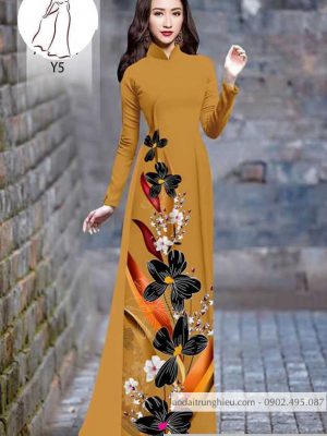 Vải áo dài hoa 3D thiết kế 2020 AD H10557 25 1590804612 213 vai ao dai vai ao dai dep ad