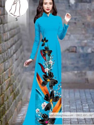 Vải áo dài hoa 3D thiết kế 2020 AD H10557 23 1590804612 803 vai ao dai vai ao dai dep ad