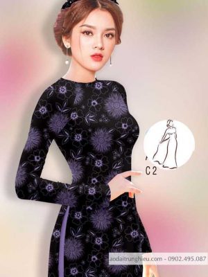 Vải áo dài hoa đều thiết kế 2020 AD H14524 21 1590804738 270 vai ao dai vai ao dai dep ad