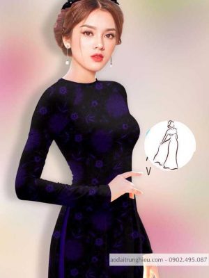 Vải áo dài hoa đều thiết kế 2020 AD H14524 27 1590804739 497 vai ao dai vai ao dai dep ad