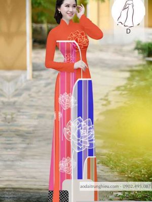 Vải áo dài hoa sen kiểu mới AD H10576 22 1590804851 40 vai ao dai vai ao dai dep ad