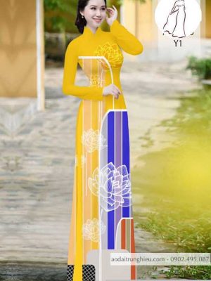 Vải áo dài hoa sen kiểu mới AD H10576 26 1590804852 799 vai ao dai vai ao dai dep ad