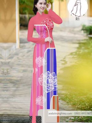 Vải áo dài hoa sen kiểu mới AD H10576 29 1590804853 418 vai ao dai vai ao dai dep ad