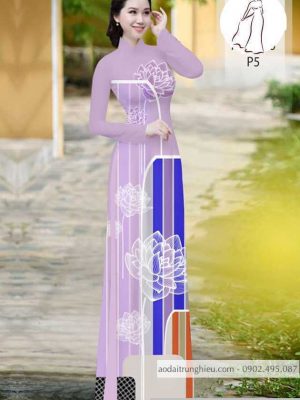 Vải áo dài hoa sen kiểu mới AD H10576 31 1590804853 613 vai ao dai vai ao dai dep ad
