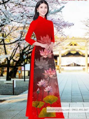 Vải áo dài hoa sen kiểu mới AD T7525 34 1590804971 647 vai ao dai vai ao dai dep ad