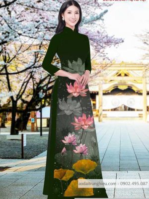 Vải áo dài hoa sen kiểu mới AD T7525 36 1590804972 105 vai ao dai vai ao dai dep ad