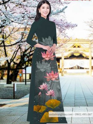 Vải áo dài hoa sen kiểu mới AD T7525 37 1590804972 189 vai ao dai vai ao dai dep ad