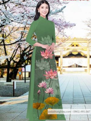 Vải áo dài hoa sen kiểu mới AD T7525 50 1590804974 638 vai ao dai vai ao dai dep ad