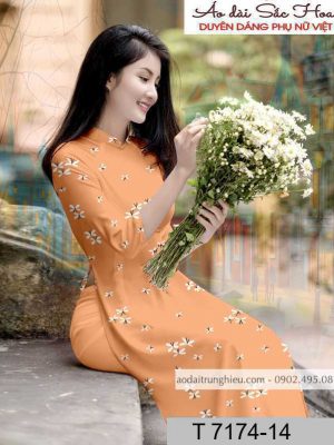 Vải áo dài hoa đều kiểu mới AD T7174 34 1590805215 473 vai ao dai vai ao dai dep ad