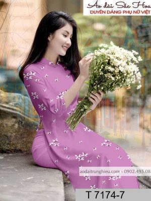 Vải áo dài hoa đều kiểu mới AD T7174 40 1590805216 390 vai ao dai vai ao dai dep ad