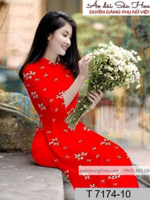 Vải áo dài hoa đều kiểu mới AD T7174 39 1590805216 729 vai ao dai vai ao dai dep ad