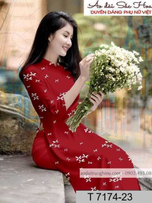Vải áo dài hoa đều kiểu mới AD T7174 37 1590805216 841 vai ao dai vai ao dai dep ad