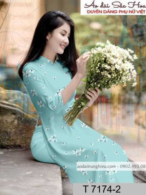 Vải áo dài hoa đều kiểu mới AD T7174 42 1590805217 607 vai ao dai vai ao dai dep ad