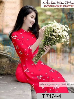 Vải áo dài hoa đều kiểu mới AD T7174 44 1590805218 999 vai ao dai vai ao dai dep ad