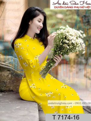 Vải áo dài hoa đều kiểu mới AD T7174 55 1590805219 305 vai ao dai vai ao dai dep ad
