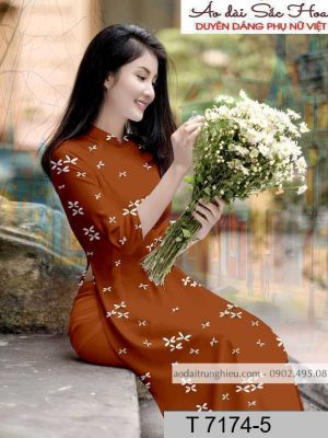 Vải áo dài hoa đều kiểu mới AD T7174 59 1590805220 799 vai ao dai vai ao dai dep ad
