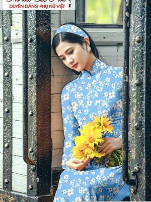 Vải áo dài hoa đều mới ra AD T7183 18 1590982380 198 vai ao dai vai ao dai dep ad