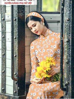 Vải áo dài hoa đều mới ra AD T7183 17 1590982380 506 vai ao dai vai ao dai dep ad