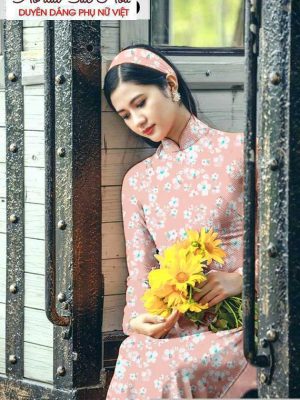 Vải áo dài hoa đều mới ra AD T7183 15 1590982380 55 vai ao dai vai ao dai dep ad