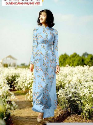 Vải áo dài hoa đều mới ra AD T7182 28 1590982517 11 vai ao dai vai ao dai dep ad