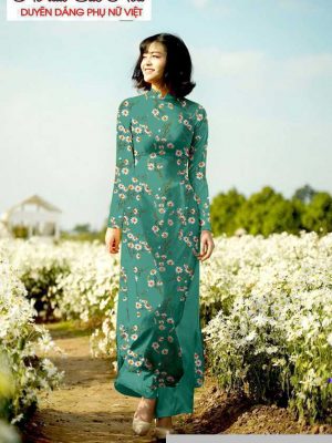 Vải áo dài hoa đều mới ra AD T7182 41 1590982520 161 vai ao dai vai ao dai dep ad