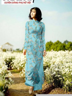 Vải áo dài hoa đều mới ra AD T7182 36 1590982520 968 vai ao dai vai ao dai dep ad