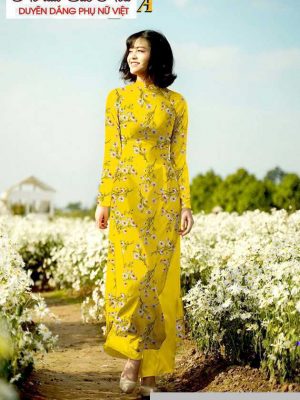Vải áo dài hoa đều mới ra AD T7182 44 1590982521 572 vai ao dai vai ao dai dep ad