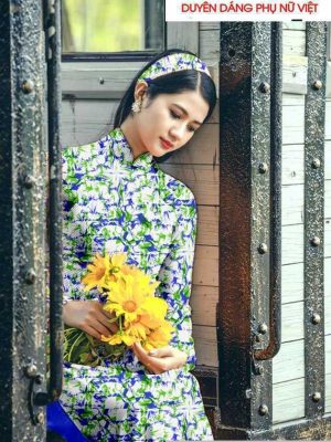 Vải áo dài hoa đều kiểu mới AD T7180 13 1590982614 670 vai ao dai vai ao dai dep ad