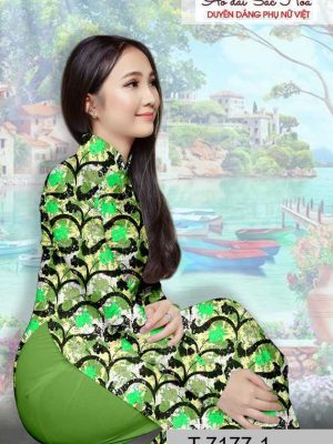 Vải áo dài hoa đều mới ra AD T7177 16 1590983334 484 vai ao dai vai ao dai dep ad
