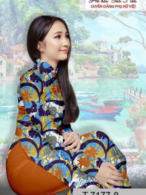 Vải áo dài hoa đều mới ra AD T7177 13 1590983334 813 vai ao dai vai ao dai dep ad