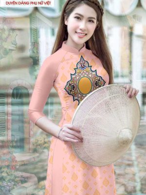 Vải áo dài hoa văn mới ra AD T7176 26 1590983461 439 vai ao dai vai ao dai dep ad