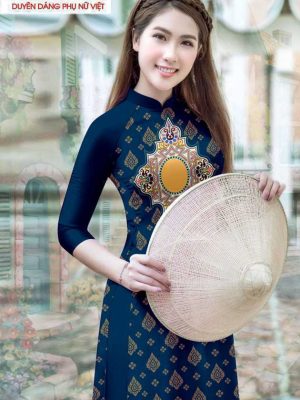 Vải áo dài hoa văn mới ra AD T7176 35 1590983462 973 vai ao dai vai ao dai dep ad