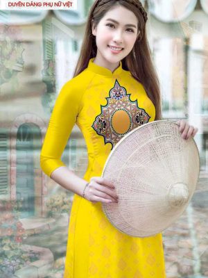Vải áo dài hoa văn mới ra AD T7176 34 1590983462 97 vai ao dai vai ao dai dep ad