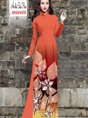 Vải áo dài hình lá kiểu mới AD H102933 35 1591068461 147 vai ao dai vai ao dai dep ad