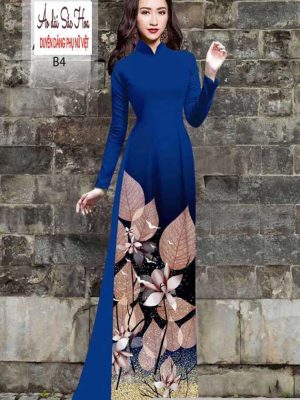 Vải áo dài hình lá kiểu mới AD H102933 34 1591068461 559 vai ao dai vai ao dai dep ad