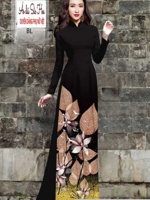 Vải áo dài hình lá kiểu mới AD H102933 37 1591068462 377 vai ao dai vai ao dai dep ad