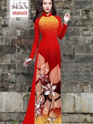 Vải áo dài hình lá kiểu mới AD H102933 51 1591068464 279 vai ao dai vai ao dai dep ad