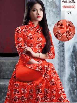 Vải áo dài hoa hồng đều mới ra AD H10504 21 1591068582 578 vai ao dai vai ao dai dep ad