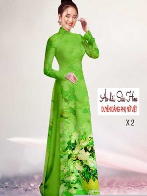 Vải áo dài in hoa 3D mới ra AD H14518 23 1591069065 59 vai ao dai vai ao dai dep ad