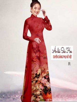 Vải áo dài in hoa 3D mới ra AD H14518 22 1591069065 899 vai ao dai vai ao dai dep ad